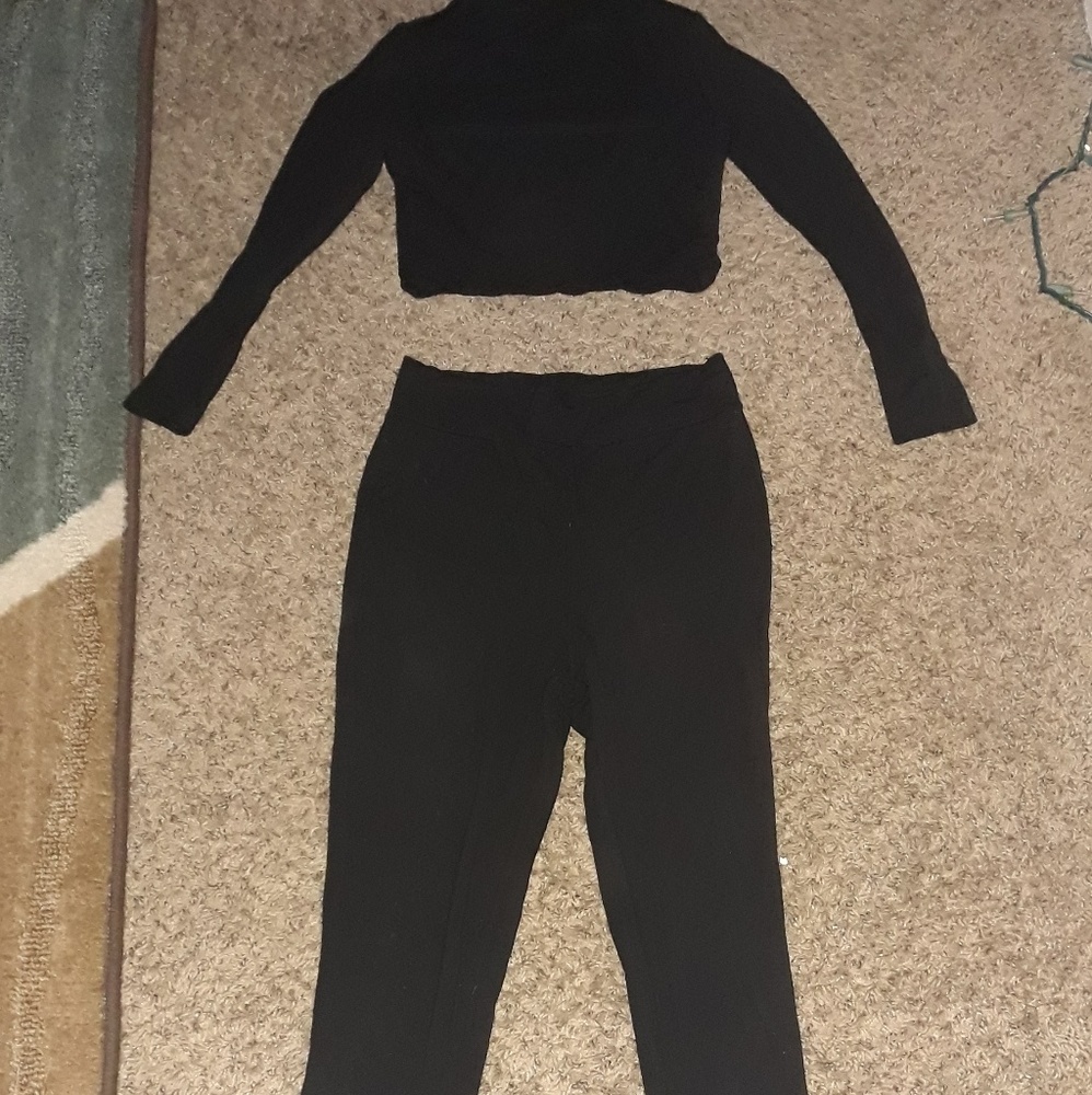 Oh Polly Black Legging set